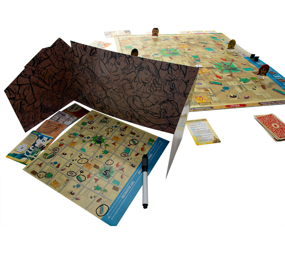 In Mind MGMT: The Psychic Espionage "Game."